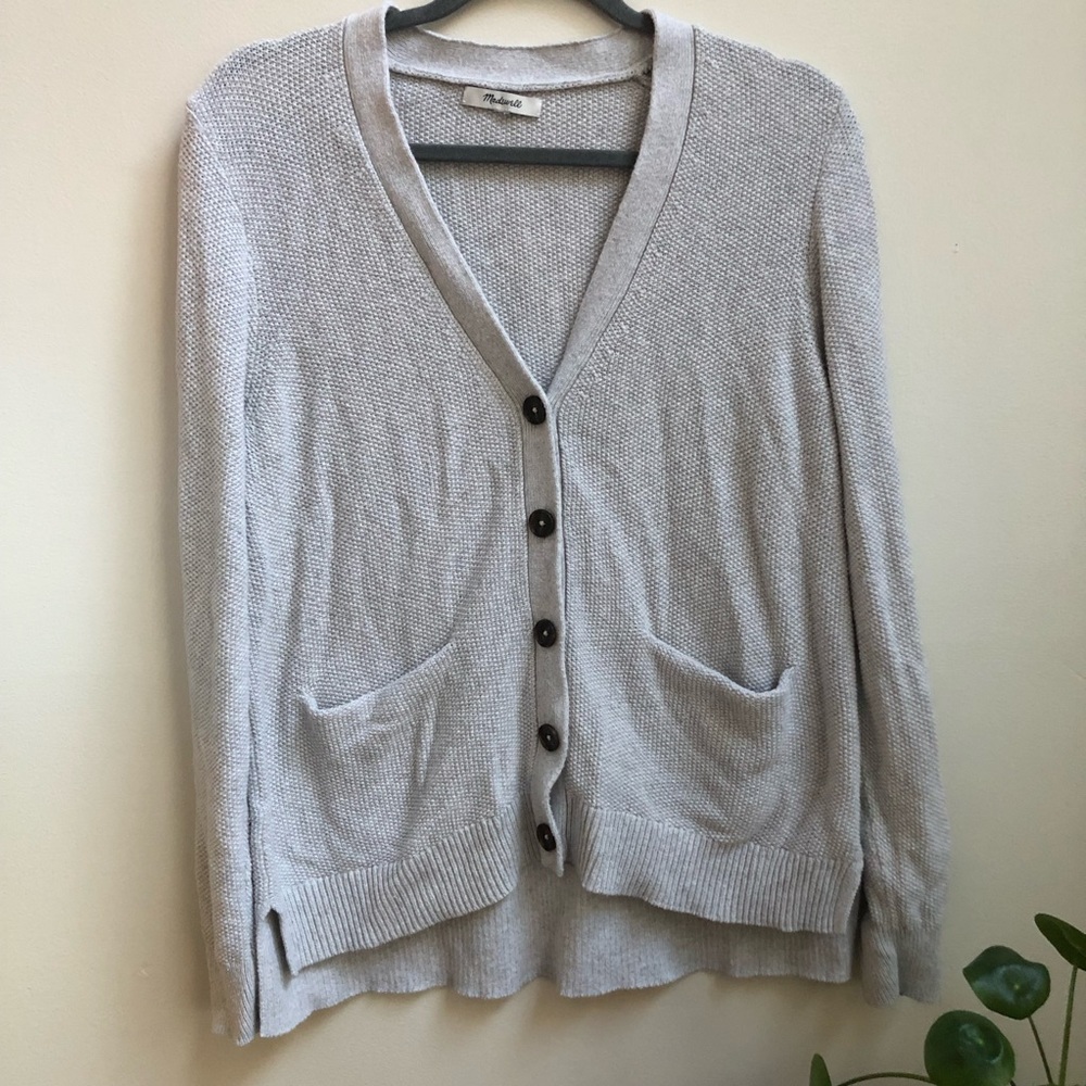 Madewell cardigan in oatmeal